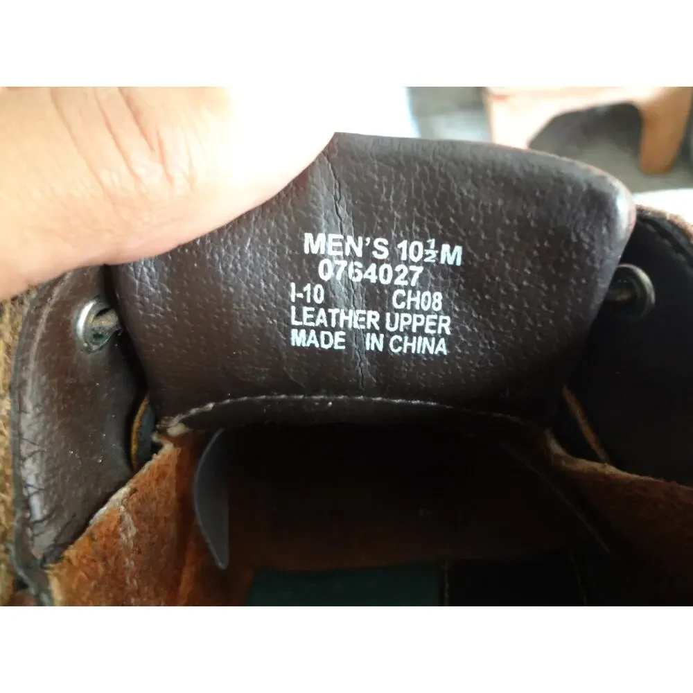 Vintage Sperry Top Sider Mako Brown Leather Loafers Boat Men 10.5 Moc Toe 2 Eye